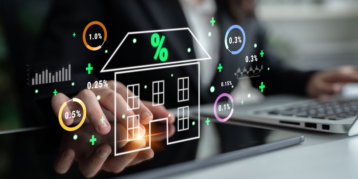 Maison avec plusieurs taux pour les différents types de prêt immobilier