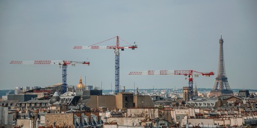 Panorama parisien, 3 grues