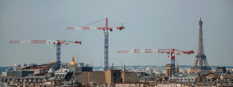 Panorama parisien, 3 grues