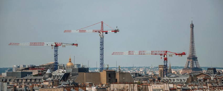 Panorama parisien, 3 grues