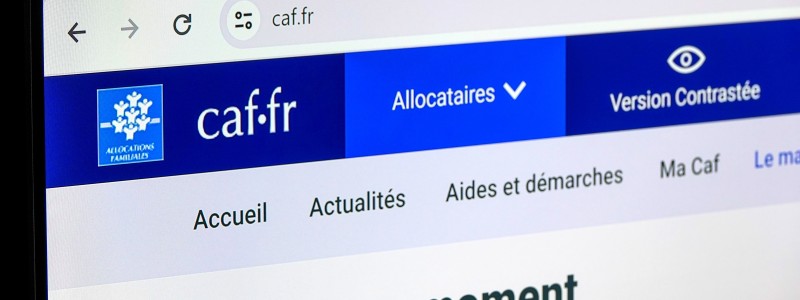 Site internet CAF
