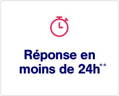 Response en moins de 24h