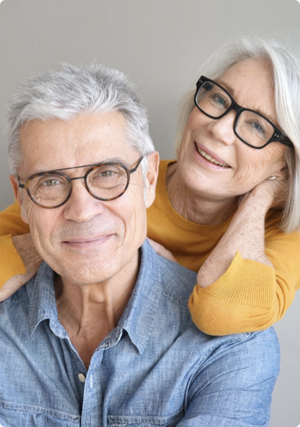 Photo de couple à la retraite